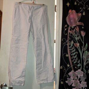 White scrub pants size Xxs Cherokee